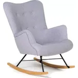 Houpací křeslo Bujak, šedá / přírodní (esito - an 4064)