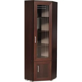 Knihovna Rohová vitrína Paula