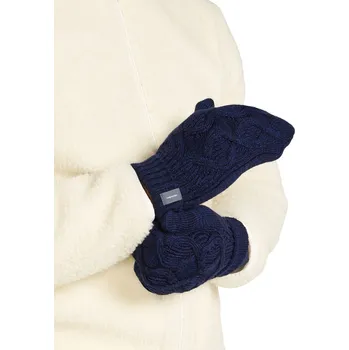 Rukavice ICEBREAKER Unisex Cable Knit Mittens, Midnight Navy/Royal Navy (vzorek) velikost: M