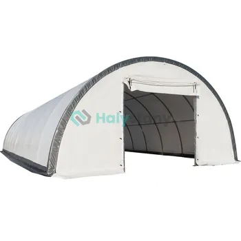 Zahradní stan Oblouková hala 9,15×18m PVC 750g/m2