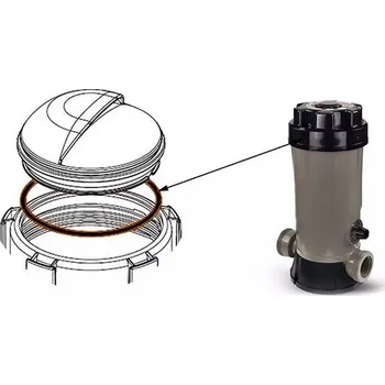 Těsnění víka chlorátoru Hayward - hadičkový i na potrubí