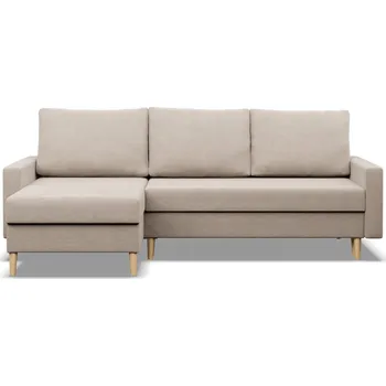 Sedací souprava Rohová rozkládací sedací souprava ETNA Levá Béžová