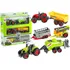 autíčko LEAN Toys 3058 sada traktorových zemědělských vozidel 6v1