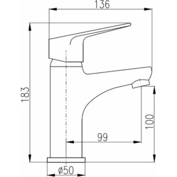 Vodovodní baterie Umyvadlová baterie Victoria DVI226.5