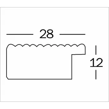 Rám na obraz Rámeček Walther Grado černý 20x30 dřevo