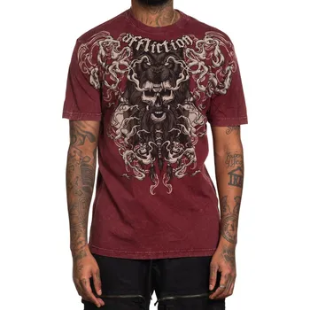 Pánské tričko tričko hardcore pánské - JOMSBORG - AFFLICTION - A26432-OXLV - XXL