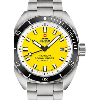 Hodinky Swiss Military SMA34100.05 Diver Titanium Automatic 42 mm