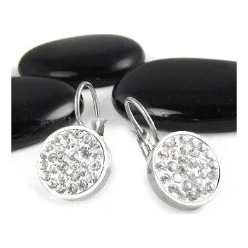 Náušnice Prosperk Náušnice ocelové kulaté s krystalky Swarovski S5223