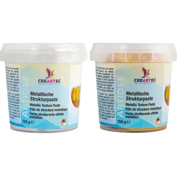 Speciální výtvarná barva Pasta s kovovou strukturou, stříbro 150g