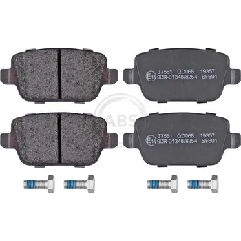 Brzdová destička Sada brzdových destiček, kotoučová brzda A.B.S. 37561