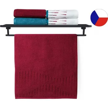Ručník Luxusní ručník 50x100 TERRY SUNSET OCEAN 500g červený