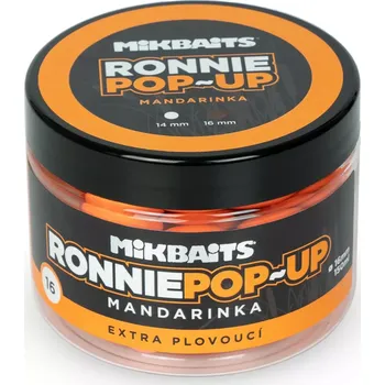 Boilies MIKBAITS Ronnie pop-up 150ml - Mandarinka 16mm