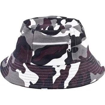 Klobouk maskáčový klobouk LEON Metro (rybářský širák)