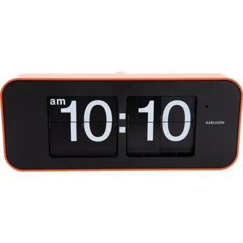 Budík Karlsson, Hodiny Wide Flip oranžové - Formadore