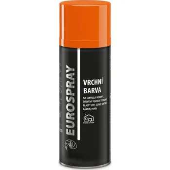 barva a nátěr na dřevo Colorlak EUROSPRAY VRCHNÍ BARVA AC710 Barva: stříbrná lesk RAL 9007, Balení: 400 ml