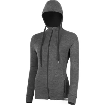 Dámská mikina KARMINA dámská merino mikina - Šedá 8160 / XL / Šedá