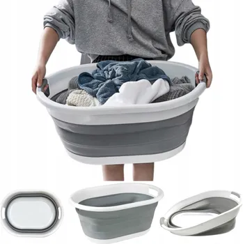 Koš na prádlo Household Silikonový koš na prádlo LONNA 24L / Bílá