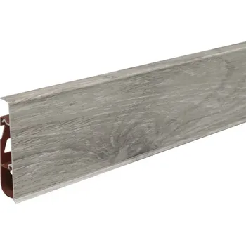 Podlahová lišta Cezar Podlahová lišta soklová PVC - HI-LINE PRESTIGE 423 Islandská matná (2,5m)