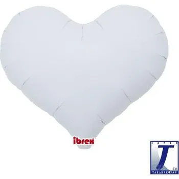 Party dekorace Balónek srdce bílé 35 cm t211503