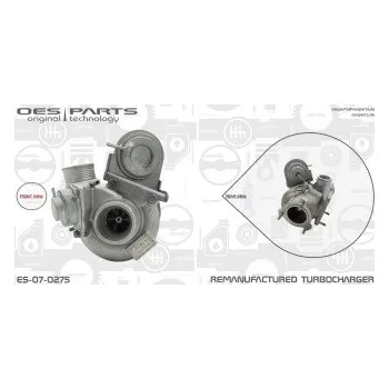 Turbodmychadlo Dmychadlo, plnění, 8602115, 8602392, 8627989, 9447272, OES, ES-07-0275