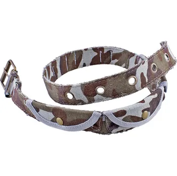 Opasek Plátěný opasek s kapsičkami (maskáčový opasek s malou ledvinkou)