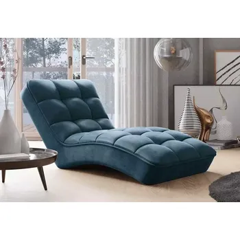 Křeslo Relaxační křeslo - lenoška NANA, modrá (Nube 40)