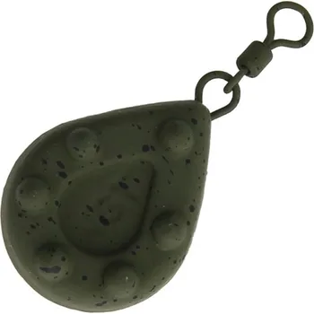 Olovo - Olověná zátěž FLAT s obratlíkem barvené 350g