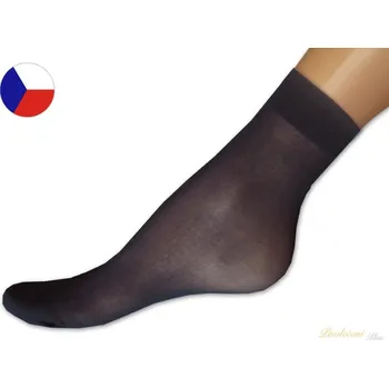 Dámské ponožky Silonkové ponožky Tristana zdravotní černé 3 páry