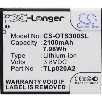 Baterie pro mobilní telefon Baterie Cameron Sino CS-OTS300SL pro Alcatel One Touch POP Star - neoriginální