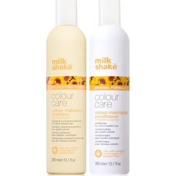Kosmetická sada milk_shake® Colour Care milk_shake® Color Care hydratační a ochranný šampon pro barvené vlasy 300 ml + milk_shake® Color Care pečující kondicionér pro barvené vlasy 300 ml kosmetická sada
