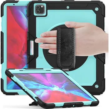 Pouzdro na tablet VSECHNONAMOBIL 81770 SOLID 360 Odolný obal pro Apple iPad Pro 13 2024 / M5 2025 světle modrý