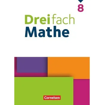 Učebnice Dreifach Mathe 8. Schuljahr - Schulbuch - Mit digitalen Hilfen, Erklärfilmen und Wortvertonungen