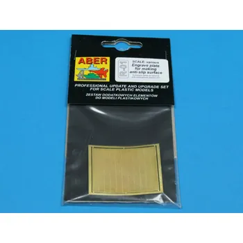 Cizojazyčná kniha Aber Models Engrave plate for planes like Junkers or P-11