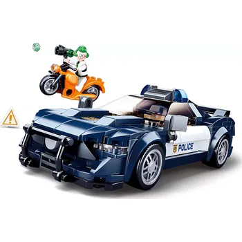 Stavebnice Sluban B1063 Rychlé policejní auto