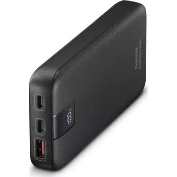 Powerbanka Hama PD 20 powerbanka, 20000 mAh, 3 výstupy: 2x USB-C, 1x USB-A, LED displej, PD, Qualcomm