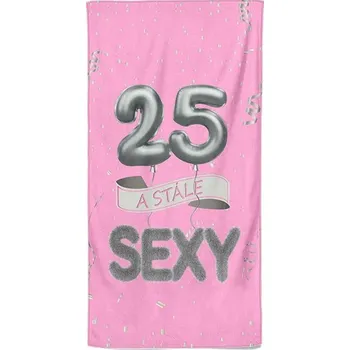 Osuška 140 x 70 cm - Stále sexy 25 - růžová