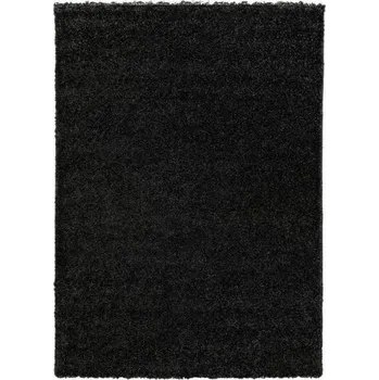Koberec Kusový koberec LIFE SHAGGY 1500 Antracit Rozměr: 60x110 cm