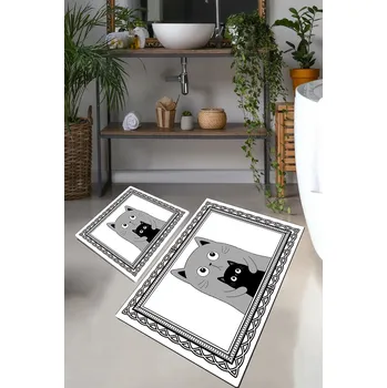 Koupelnová předložka ASIR Koupelnová předložka MOM CAT 2 ks