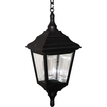 Venkovní osvětlení Elstead Tradiční venkovní závěsné světlo Kerry černá, čirá 1 x 100 W - Doprava zdarma