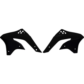 RACETECH (RTECH) KRYTY CHLADIČE KAWASAKI KXF 450 (06-08) BARVA ČERNÁ (CVKXFNR0046) (KA03770001)