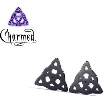 Seriál náušnice Čarodějky (Charmed) Triquetra ocel