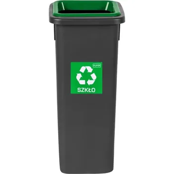 Odpadkový koš IGOTREND Igotrend, 714002 Koš na tříděný odpad 20 l, FIT BIN černá/zelená