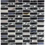 Mozaika Crystal Mix XCM SM38, 298 × 304 mm, sklo, kov XCM SM38