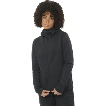 Dámská mikina Salomon Essential Midfleece FZ HD W LC2293600 - deep black M