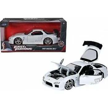 Dětské zboží Fast and Furious 1993 Mazda RX-7 1:24 White