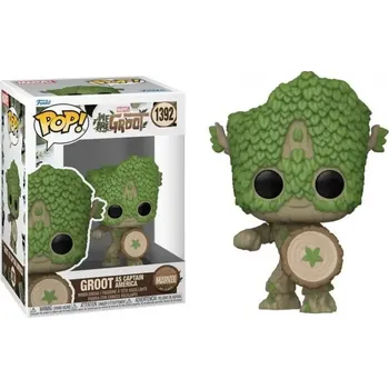 Figurka Funko Pop! 1392 We are Groot Groot as Capain America