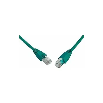 Kabel SOLARIX patch kabel CAT5E SFTP PVC 2m zelený snag-proof