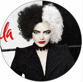 Jedlá dekorace na dort Jedlý papír Cruella Emma Stone 19,5 cm