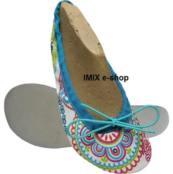 Dámská sálová obuv Barefoot cvičky s širokou špičkou MANDALA - zavazovací 38 Gumová