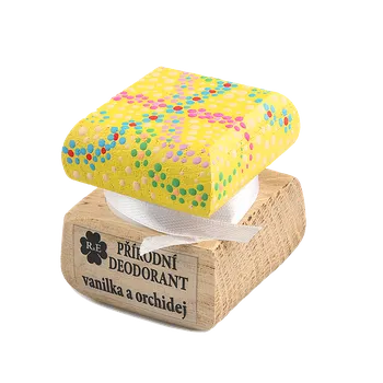 Přírodní deodorant s vůní vanilky a orchideje - ručně malovaný 15 ml